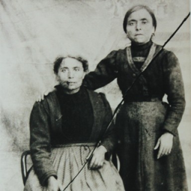 A mother and her daughter, perhaps?  Calascio, c. 1915