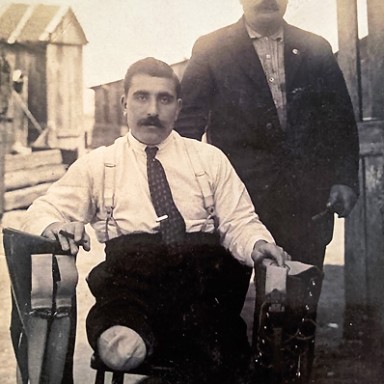 Annibale & Sestilio circa 1915, Sangamon County, Illinois.