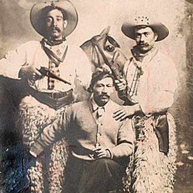 Spaghetti Western: Di Marco, Gentile with Unknown, c. 1906, Sangamon County, Illinois.