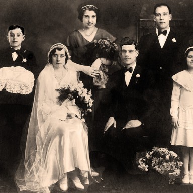 Antonacci-Roscetti Wedding, 1932, Springfield, Illinois.