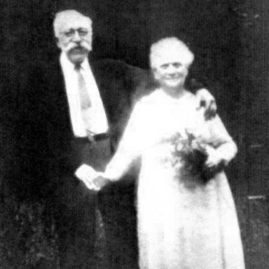 Giovanni Ciotti and Annantonia Nacchia, 50th Wedding Anniversary, 1935, Pennsylvania.