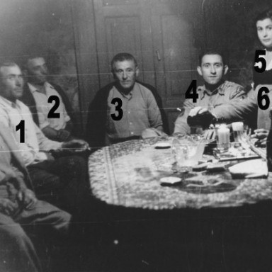 Nella Taverna. August 1951, Calascio.