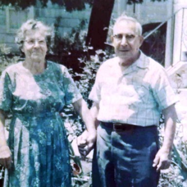 Giovanni Gentile and wife Brigida Fulgenzi, circa 1965.