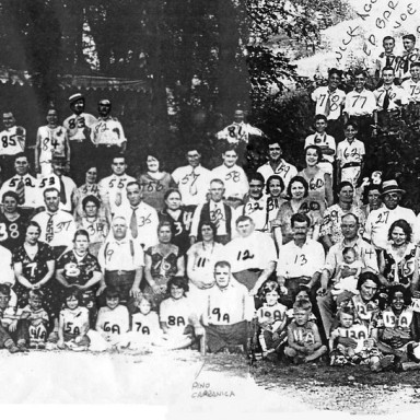 Picnic in Peoria, Illinois, 1930.