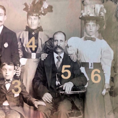 Italian Family, Mount Pleasant, Pennsylvania, circa 1905.